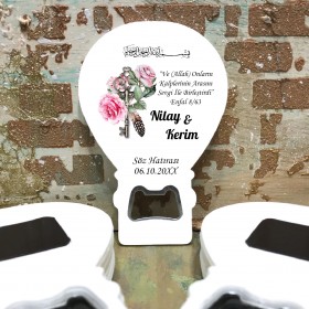 Balon Açacaklı Magnet 0106 - Söz, Nişan, Düğün Hediyelik Magneti