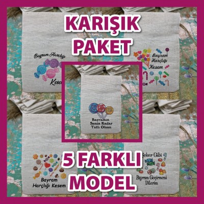 Bayram Harçlığı Kesesi - Karışık Set