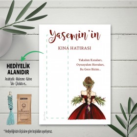 Hediyelik Kartı 0020 - Kına Kızı Temalı Hediye Kartları