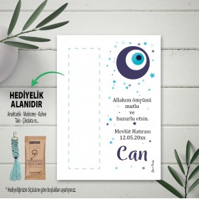 Hediyelik Kartı 0092 - Nazar Boncuk Tasarım Kartlar