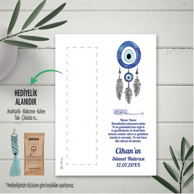 Hediyelik Kartı 0110 - Nazar Boncuk Temalı Kartları