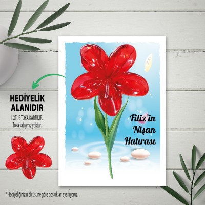 Hediyelik Kartı 0266 - Lotus Toka Hediyelik Kartı