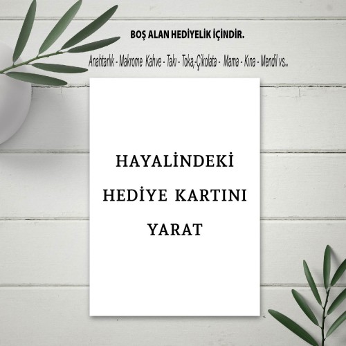 hediye kartı tasarla