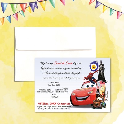 Mert Sünnet Davetiye 0300