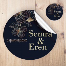 Etiket 001 - Söz, Nişan, Düğün Tasarım