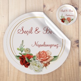 Etiket 009 - Söz, Nişan, Düğün Tasarım