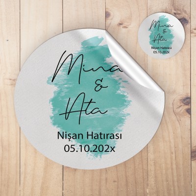Etiket 030 - Nişan, Düğün Tasarım
