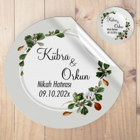 Etiket 054 - Nişan Hediye Etiketi