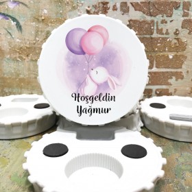 Kapak Açacaklı Magnet 779 - Sevimli Tavşan Hediyelik Magnet