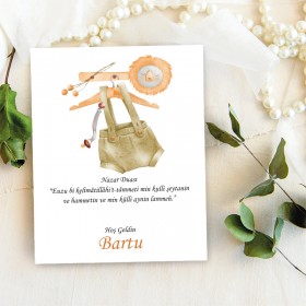 Takı Kartı 070 - Yeni Doğan Bebek Bileklik Kartı